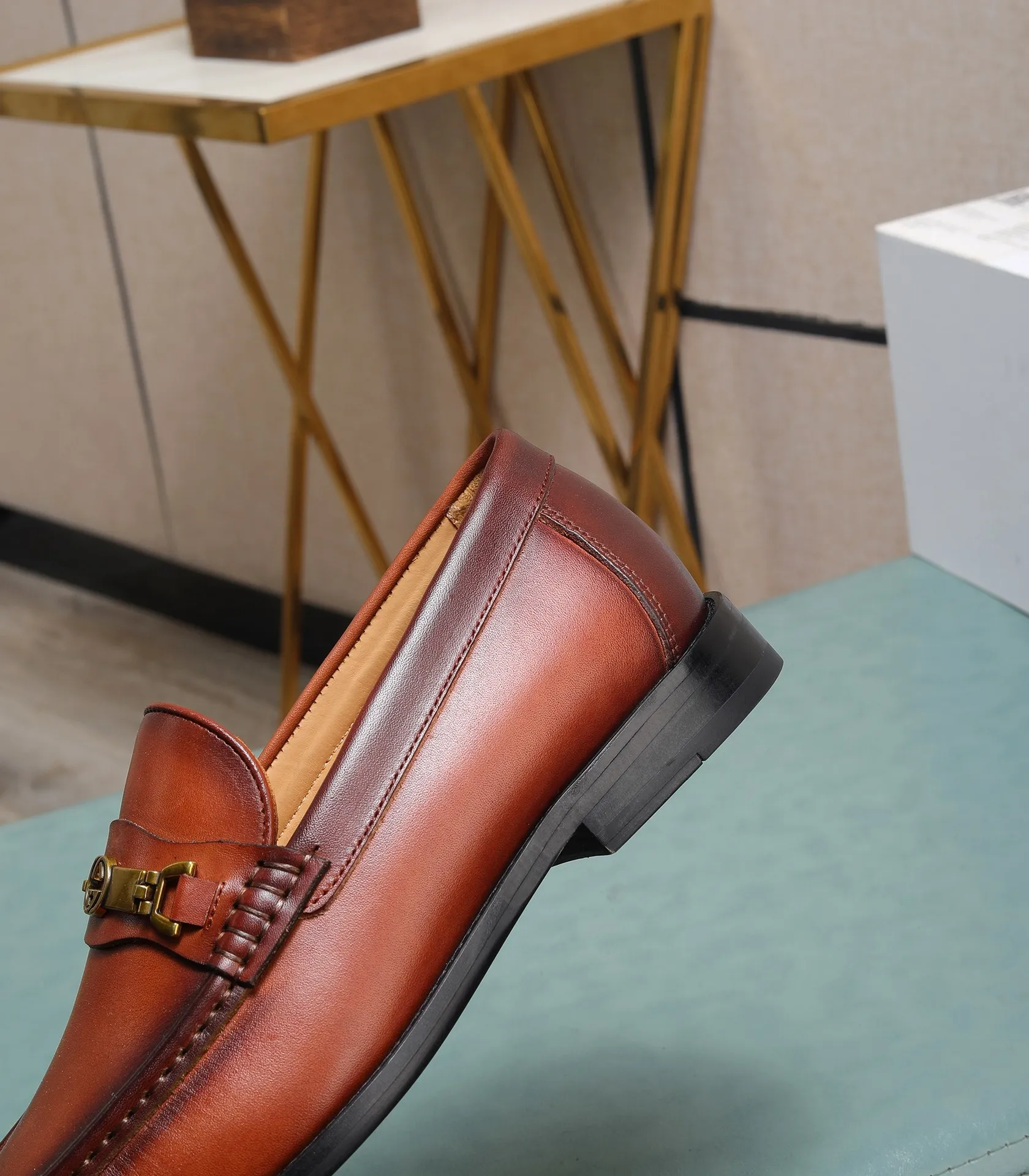 Men's shoes 💰580 📛📛Original (water-dyed cow lining) Gucci GUCCI official website formal shoes 🌀 Italian 🇮🇹 imported cowhide ➕ top imported water-dyed cowhide lining 💋 fine handmade original bottom, the real thing looks better when photographed in person Standard size 38-44